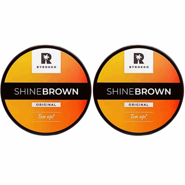Byrokko Shine Brown Krem Przyspieszający Opalanie x2szt