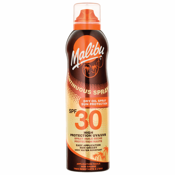 Malibu SPF30 Balsam Ochronny W Aerozolu 175ml + Balsam Po Opalaniu 200ml - obrazek 2