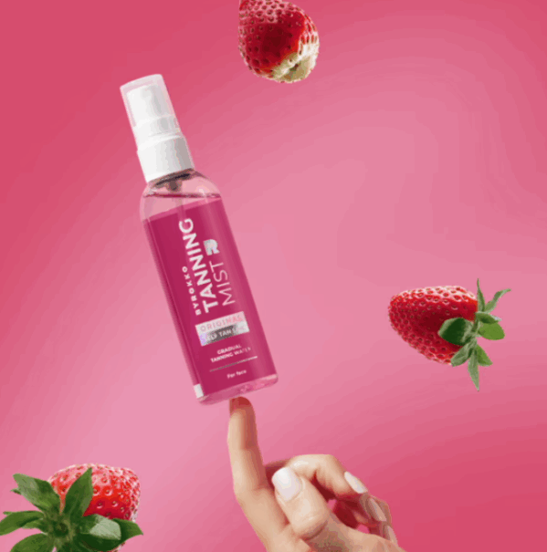 Byrokko Strawberry Tanning Mist Mgiełka Samoopalająca Twarz 100ml - obrazek 5
