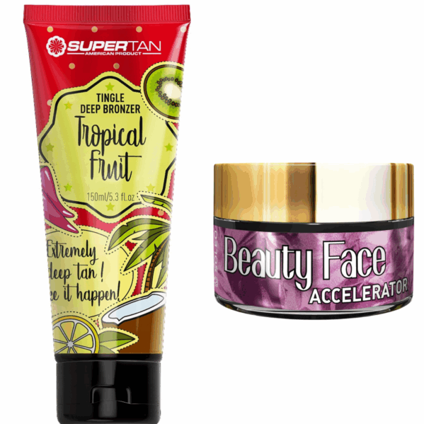 Supertan Tropical Fruits + Słoiczek Beauty Face