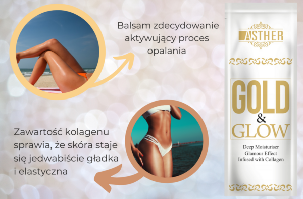 Asther Gold&Glow Balsam Do Opalania - obrazek 4