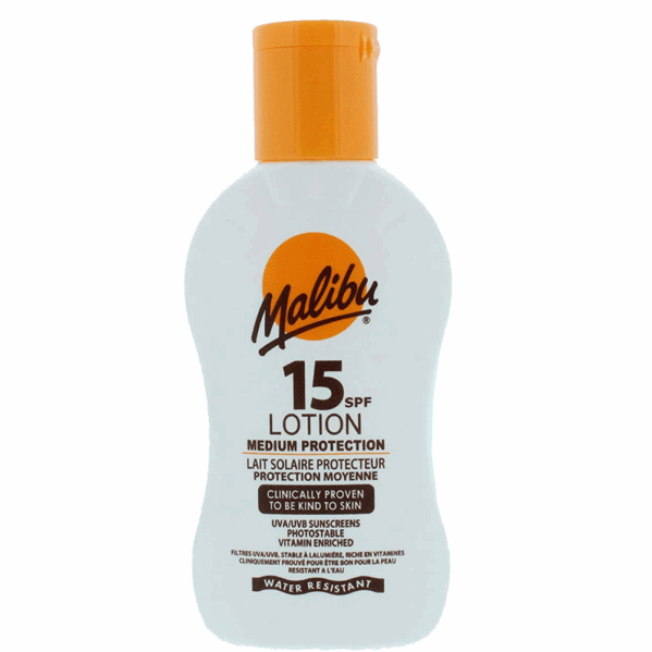 Malibu Wodoodporny Balsam SPF15 100ml + Aloe Po Opalaniu 100ml - obrazek 2