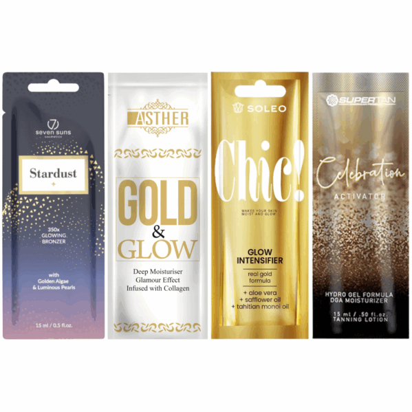 Zestaw Przyspieszaczy GLOW Do Opalania 8sztuk