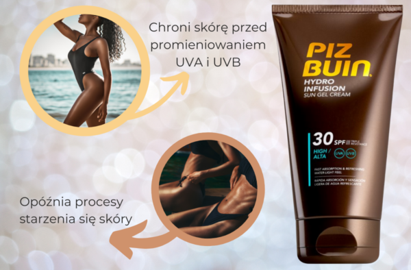 Piz Buin Hydro Infusion Sun Gel Cream SPF30 150ml - obrazek 3