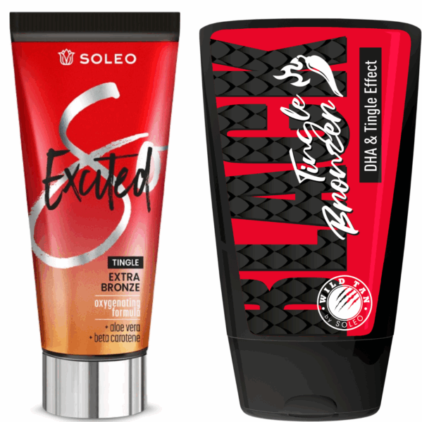 Soleo Excited + Wild Tan Black Tingle Gratis