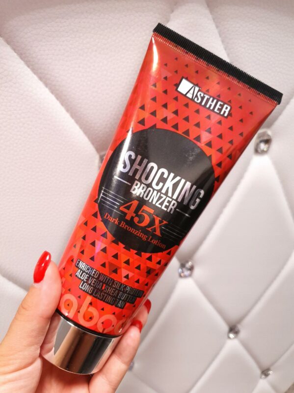 Asther Shocking Bronzer X45 Mocny Opalania x2szt - obrazek 2