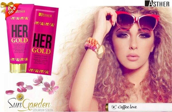 Asther Her Gold Mocny Bronzer Dla Kobiet x2szt - obrazek 4