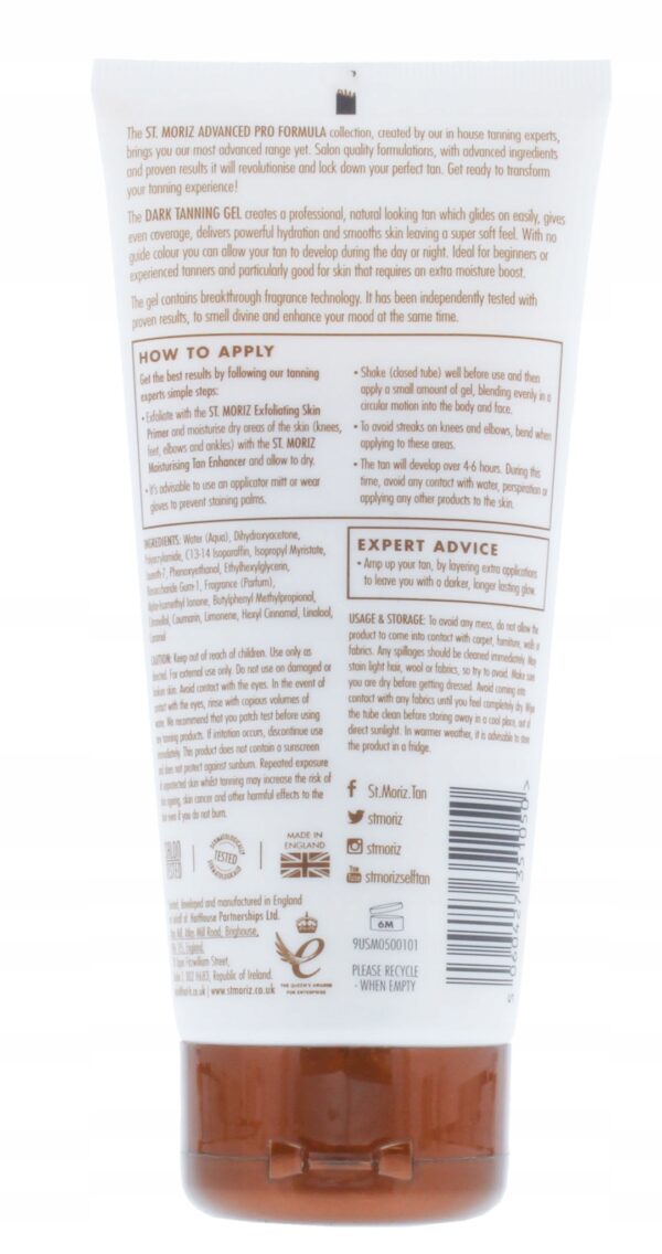 St.Moriz Velvet Touch Dark Gel - obrazek 3