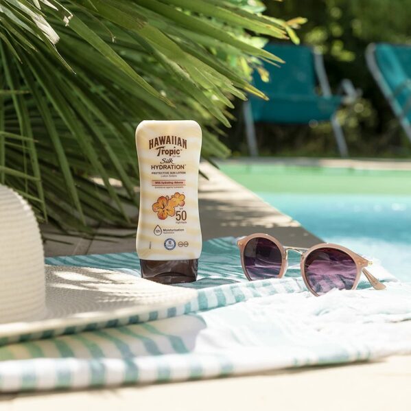 Hawaiian Tropic Silk Hydration Sun Lotion SPF50 x2szt - obrazek 3