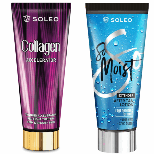 Soleo Collagen Accelerator + So Moist Po Opalaniu Gratis