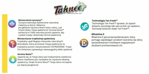 Tahnee Black Balsam Do Opalania Saszetka x5szt - obrazek 2