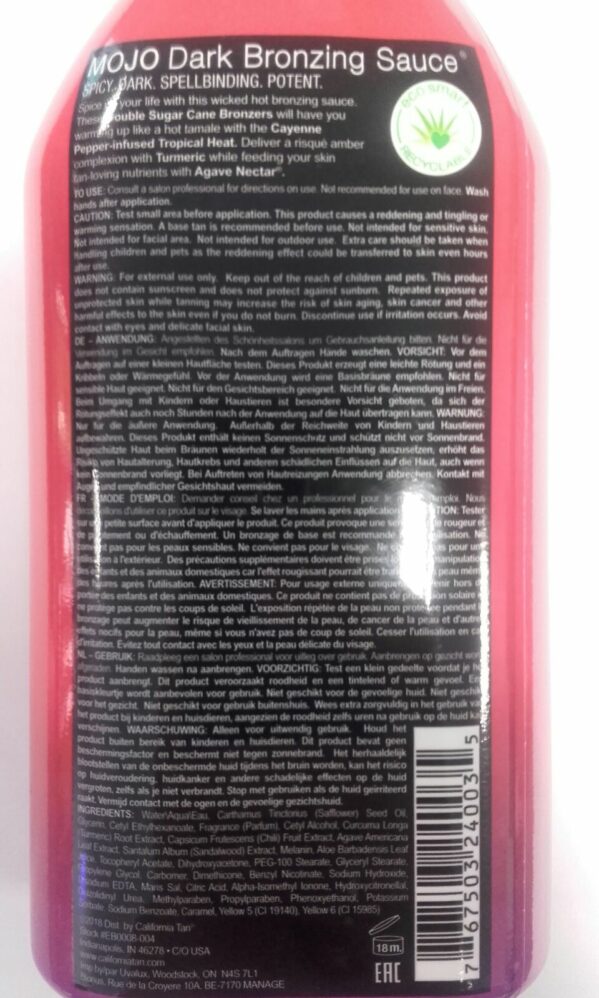 Emerald Bay Bronzer Mojo Efekt Tingle Tuba 250ml 2szt - obrazek 7
