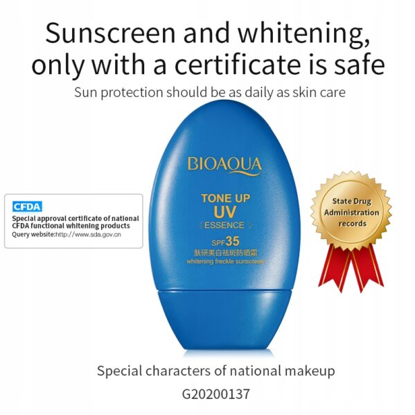 Bioaqua Tone Up UV SPF35 Krem Przeciwsłoneczny - obrazek 7