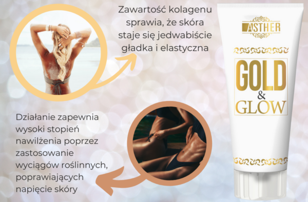 Asther Gold&Glow Balsam Po Opalaniu 200ml - obrazek 4