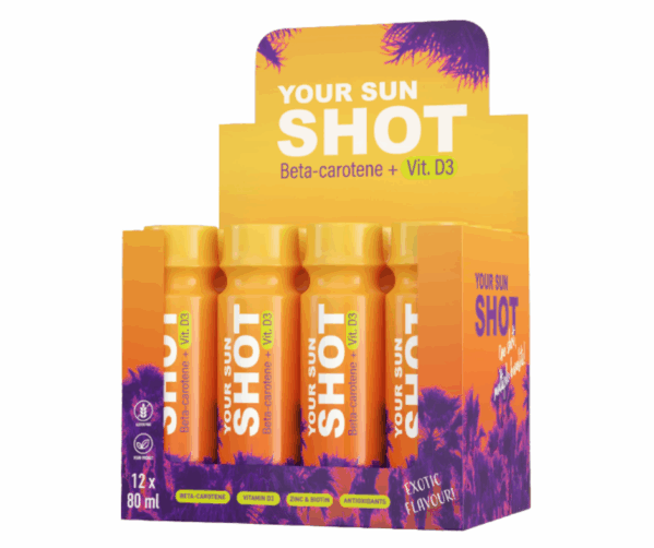 Your Sun Shot Vit. D3 Drinki Do Opalania x12szt