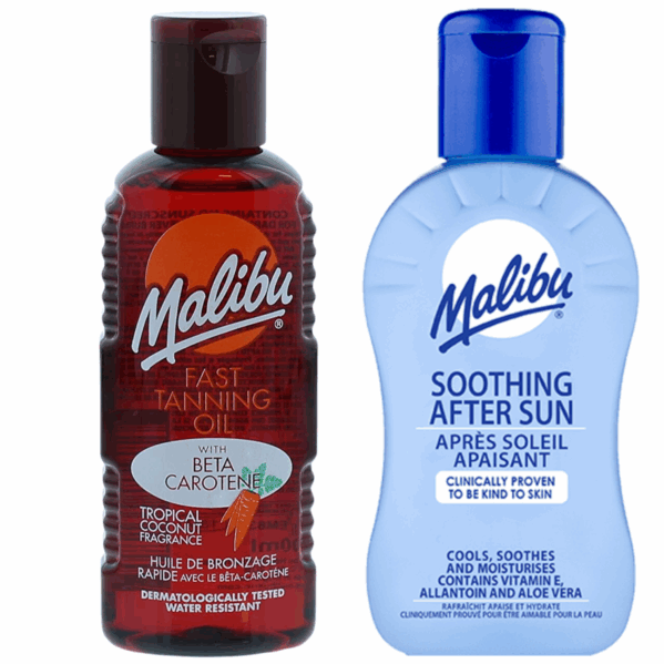 Malibu Olejek Do Opalania 100ml + Balsam Po Opalaniu 100ml