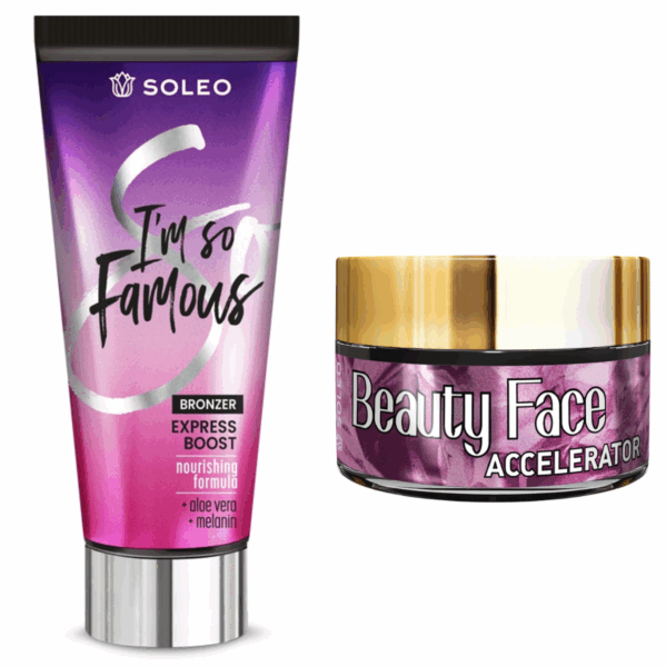 Soleo I'm So Famous Bronzer + Słoiczek Beauty Face