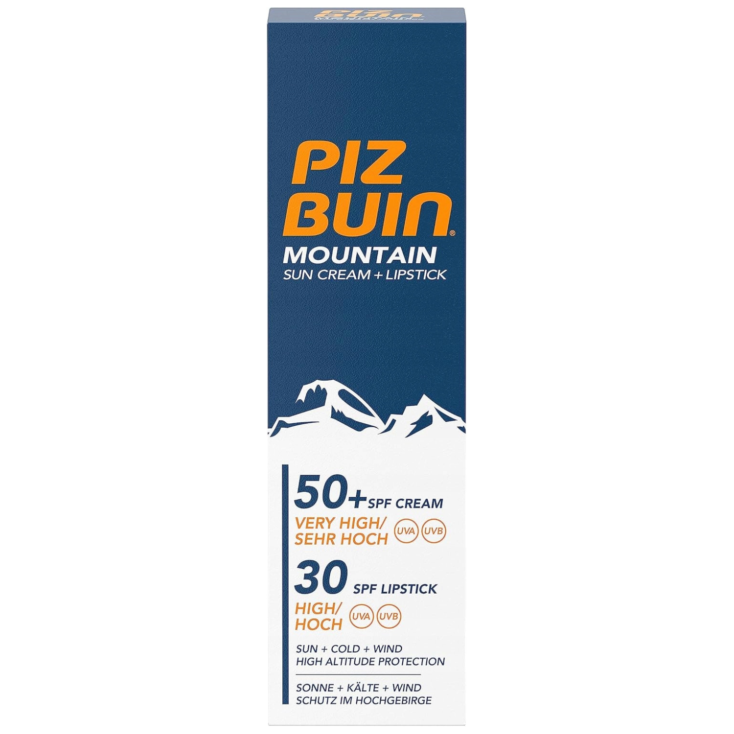 Piz Buin Mountain SPF50 Krem Przeciwsłoneczny + Pomadka 20 + 2,3 - obrazek 2