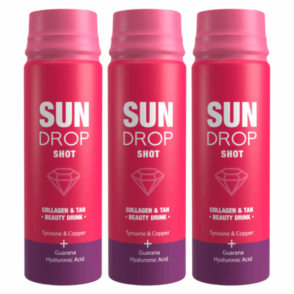 Sun Drop Collagen & Tan Shot x3szt