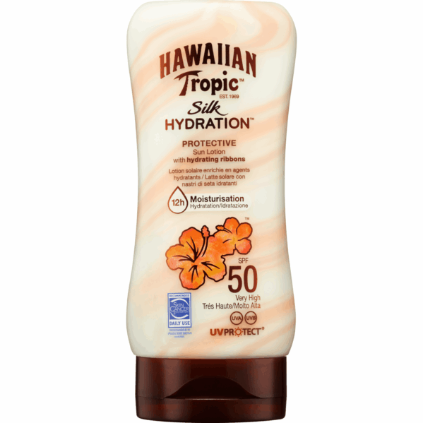 Hawaiian Tropic Silk Hydration Sun Lotion SPF50 x2szt - obrazek 2