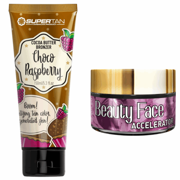 Supertan Choco Raspberry + Słoiczek Beauty Face