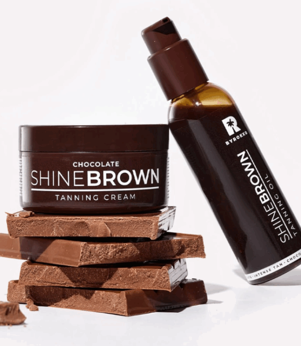 Byrokko Shine Brown Chocolate + Szybki Olejek Brązujący - obrazek 3