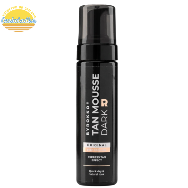 Byrokko Tan Mousse Dark Samoopalacz W Piance + Rękawica - obrazek 2