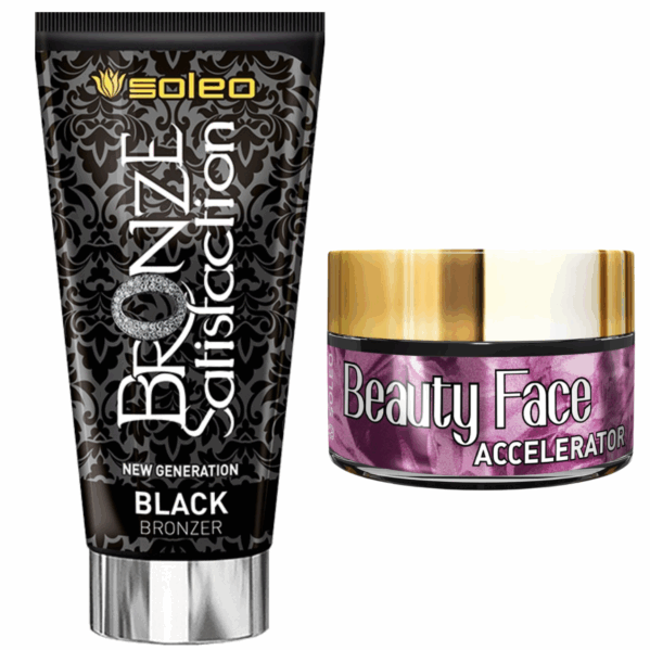 Soleo Black Bronzer Satisfaction + Słoiczek Beauty Face