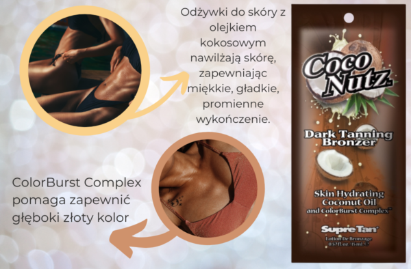 Supre Tan Coco Nutz Dark Tanning Bronzer 15ml - obrazek 3