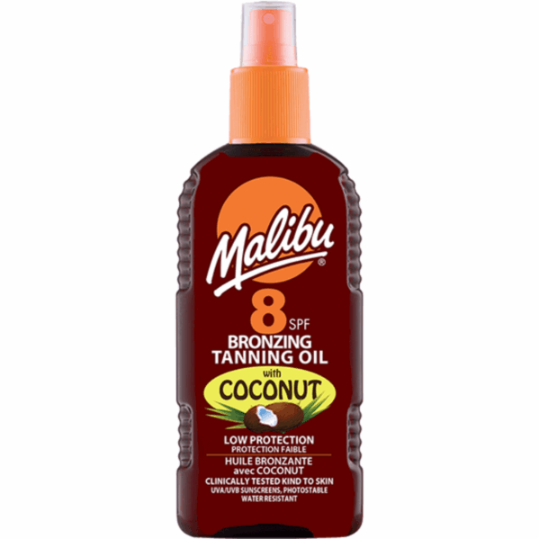 Malibu Olejek Z Kokosem SPF8 200ml + Aloe Żel Po Opalaniu 200ml - obrazek 2