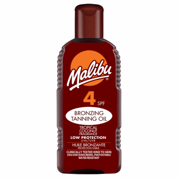 Malibu Olejek Do Opalania SPF4 200ml + Balsam Po Opalaniu 200ml - obrazek 2