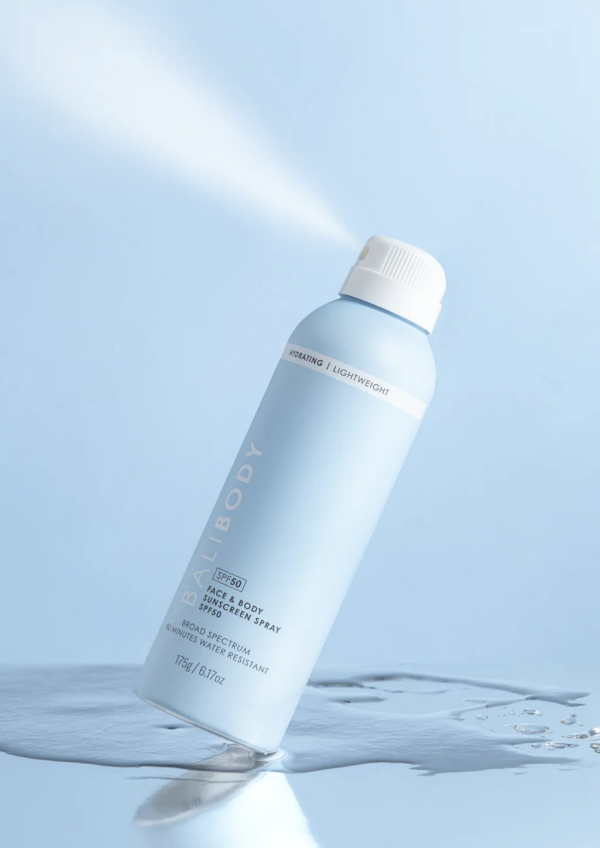 Bali Body Spray Przeciwsłoneczny SPF50 Do Twarzy I Ciała - obrazek 3
