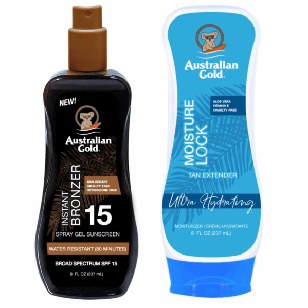 Australian Gold Spray Bronzer SPF15 + Moisture Lock 237ml