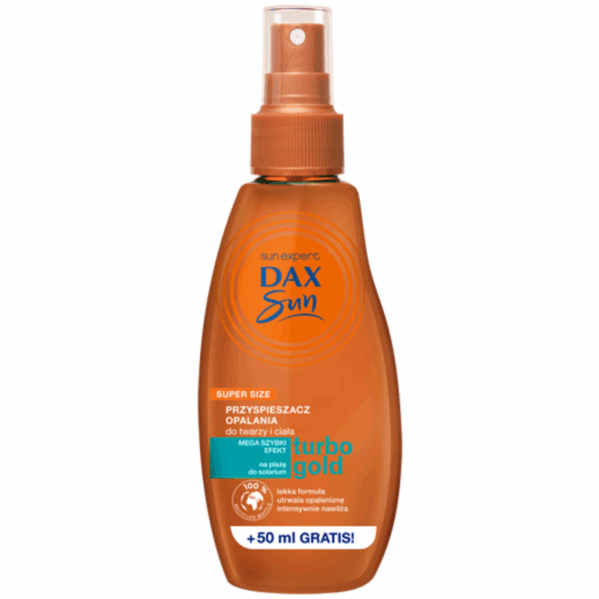Dax Sun Turbo Gold Przyspieszacz Opalania W Spray'u