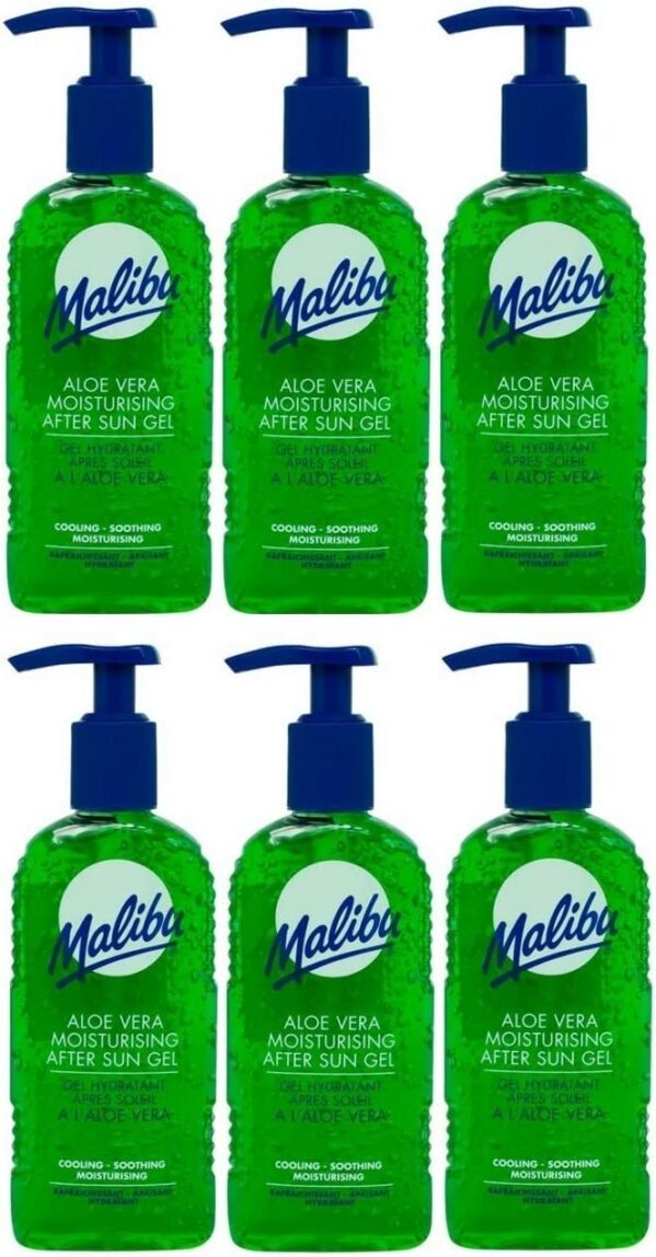 Malibu Aloe Vera Aloesowy Żel Po Opalaniu 200ml x6szt