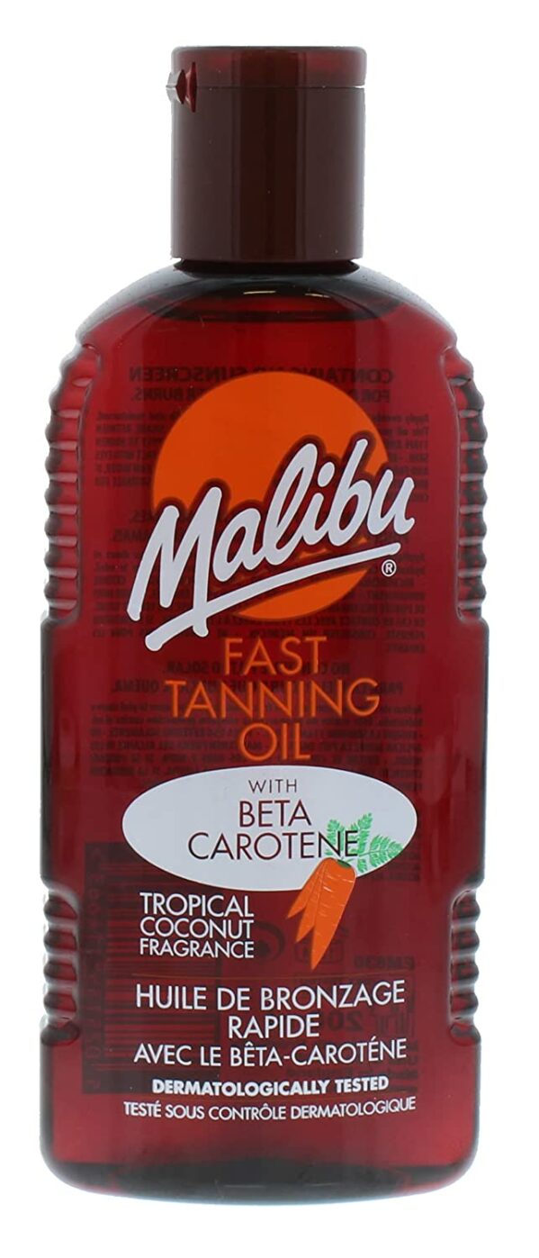 Malibu Olejek Do Opalania Z Marchewką I Kokosem 200ml + Balsam W Sprayu Po Opalaniu 200ml - obrazek 2