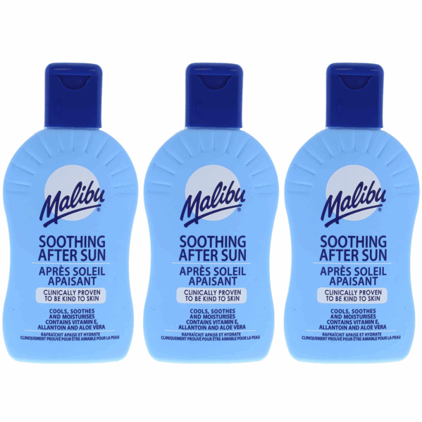 Malibu After Sun Lotion Balsam Po Opalaniu 200ml x3szt