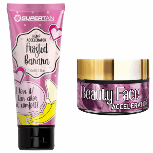 Supertan Frosted Banana + Słoiczek Beauty Face