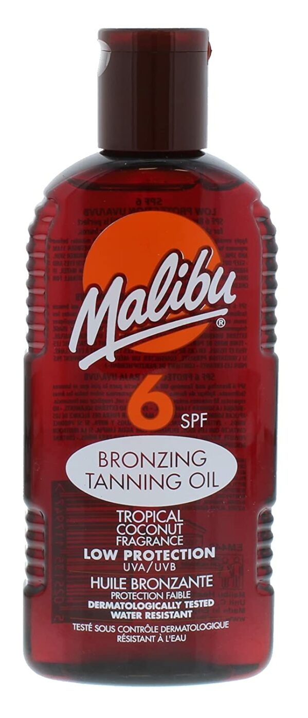 Malibu SPF6 Olejek Brązujący 200ml + Balsam Po Opalaniu 200ml - obrazek 2