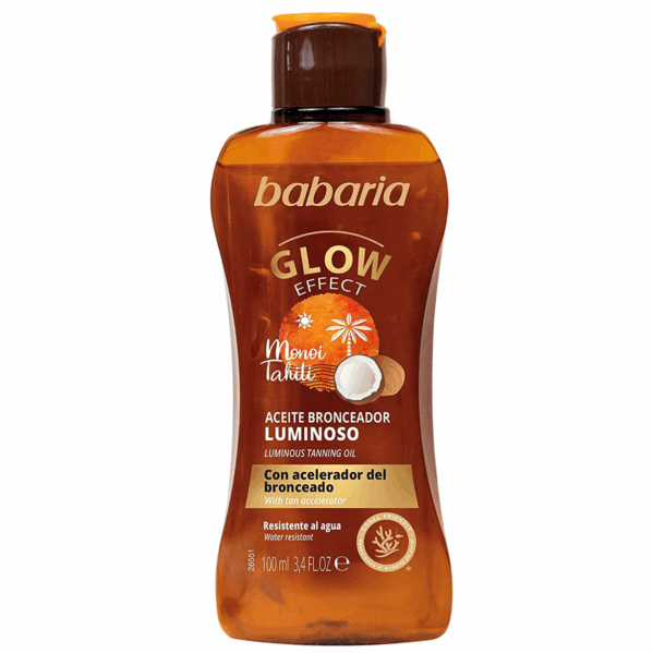 Babaria Glow Effect Monoi Tahiti Olejek Rozświetlający Do Opalania