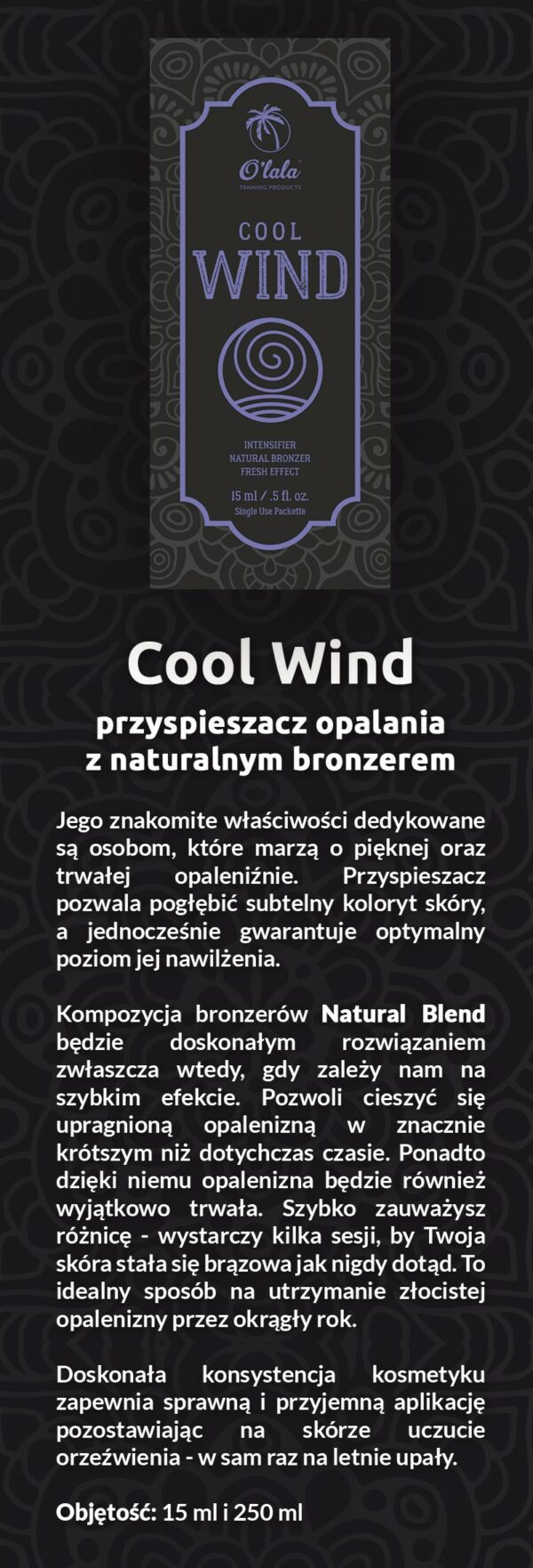 O'lala Cool Wind Przyspieszacz Z Naturalnym Bronzerem - obrazek 2