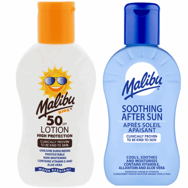 Malibu Balsam Dla Dzieci SPF50 100ml + Balsam Po Opalaniu 100ml