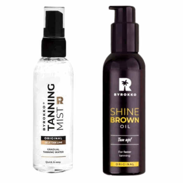 Byrokko Shine Brown Oil + Mgiełka Samoopalająca