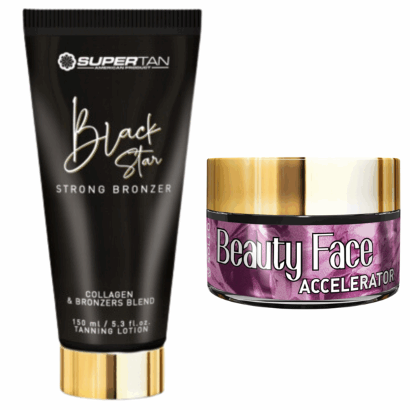 Supertan Black Star Bronzer + Słoiczek Beauty Face