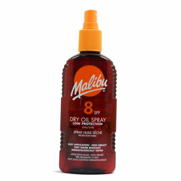 Malibu SPF8 Olejek Brązujący 200ml + Balsam Po Opalaniu 200ml - obrazek 2