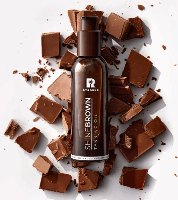 Byrokko Shine Brown Chocolate Oil Super Szybki Olejek Brązujący - obrazek 2