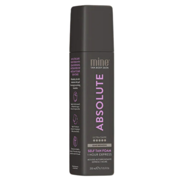 MineTan Absolute Ultra Dark Pianka Samoopalająca 200ml