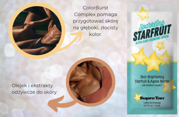 Supre Tan Sparkling Starfruit Ultra Dark Bronzing 15ml - obrazek 3