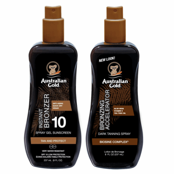 Australian Gold Spray Bronzer SPF10 + Tanning Accelerator Spray