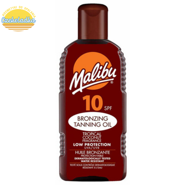 Malibu Olejek Do Opalania SPF10 200ml + Aloe Żel Po Opalaniu 200ml - obrazek 2